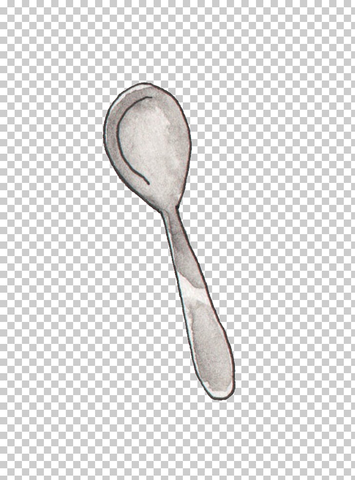 Spoon Painting Drawing, Cute cartoon drawing of a spoon PNG 