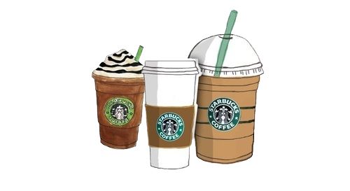 Starbucks clipart instant download. Starbucks drinks clipart Starbuck coffee clipart