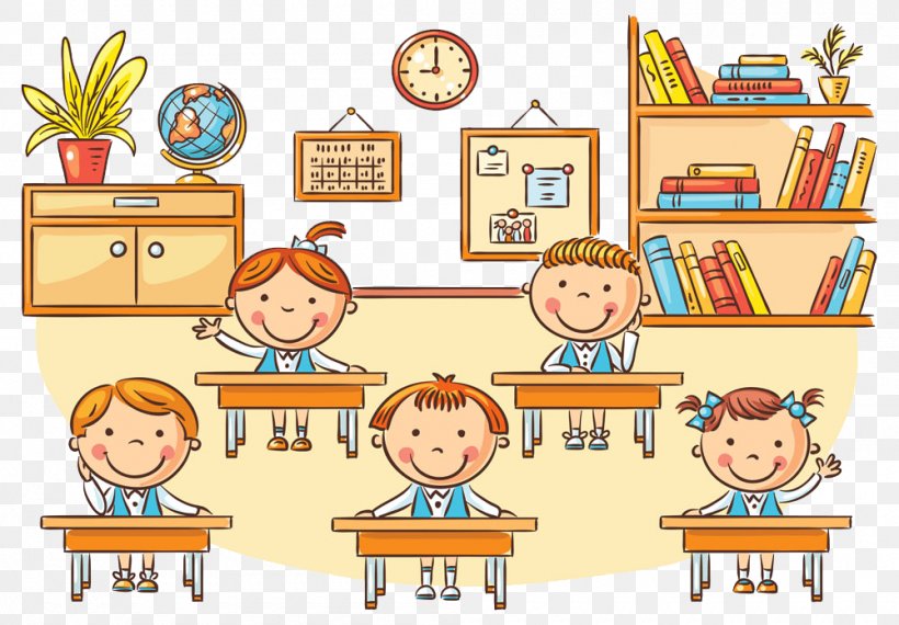 children in a classroom clip art - Clip Art Library