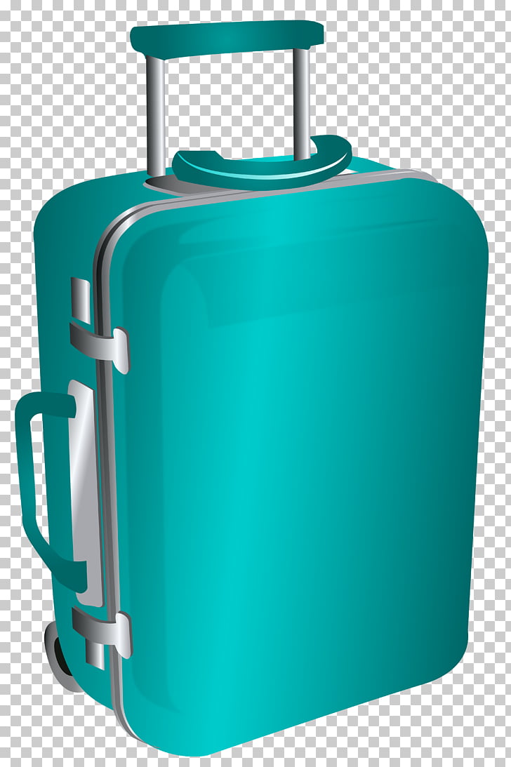 Suitcase Baggage , Blue Trolley Travel Bag , teal travel luggage 