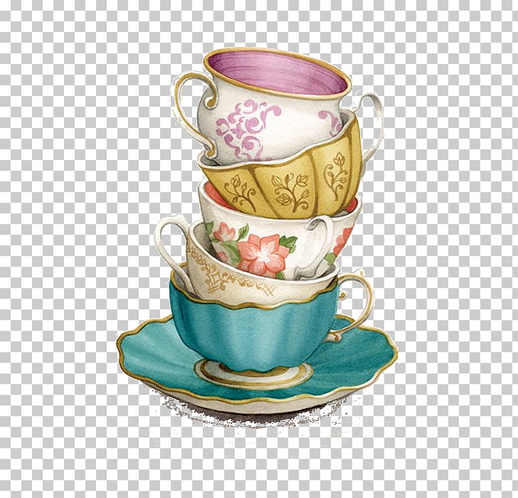 teacups clipart