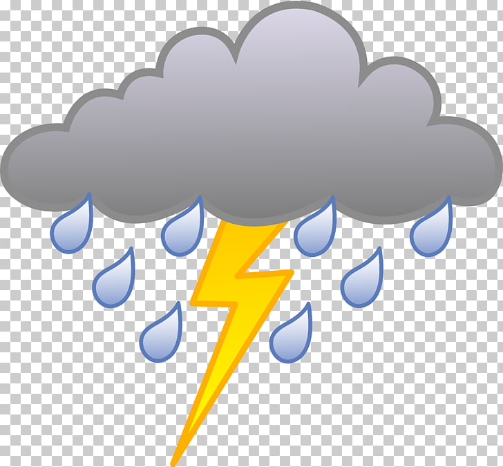 Thunderstorm Rain , Cloudy Weather s For Kids PNG clipart | free 