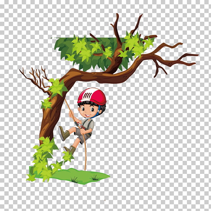 Tree climbing , Boy climbing a tree PNG clipart | free cliparts 