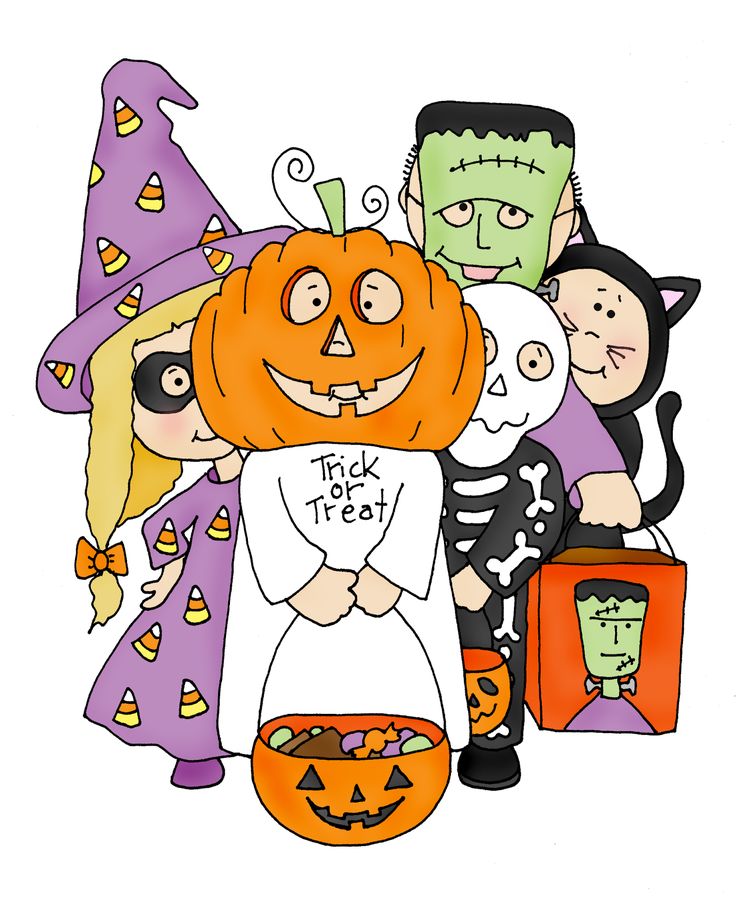 Collection of Trick Or Treat Clipart (77) .