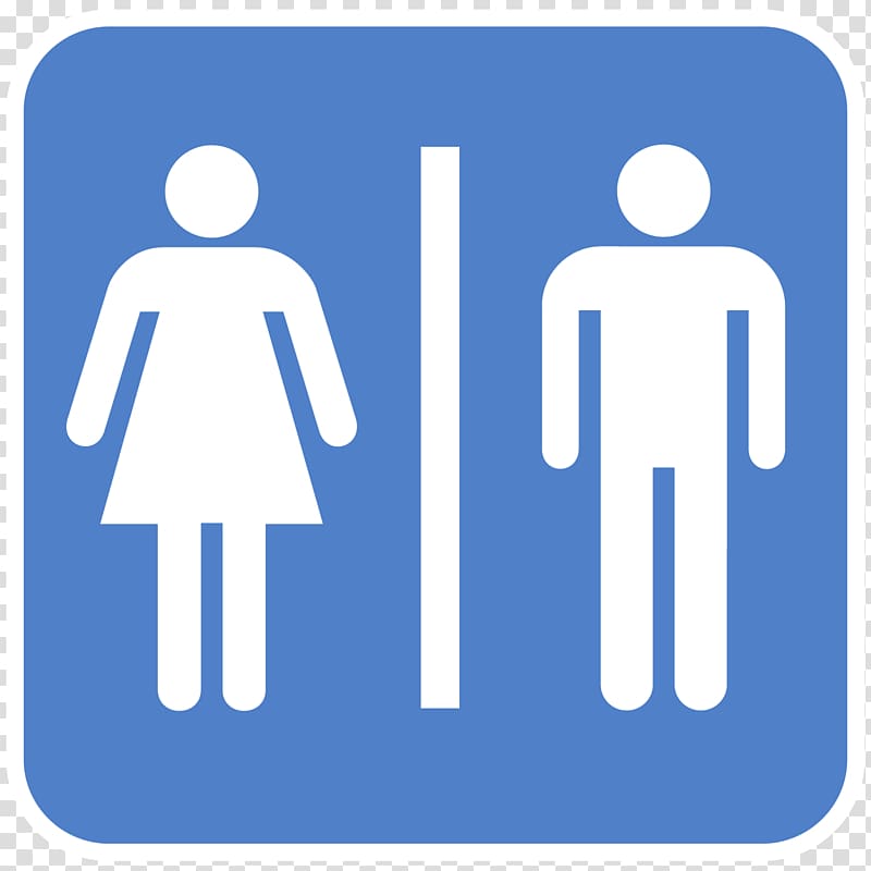 Unisex public toilet Bathroom Transgender, Washroom Sign 