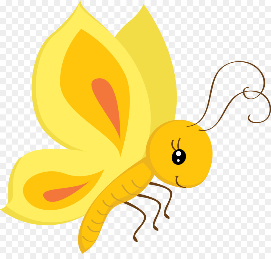 yellow Butterfly clip art cute cliparts download jpg 