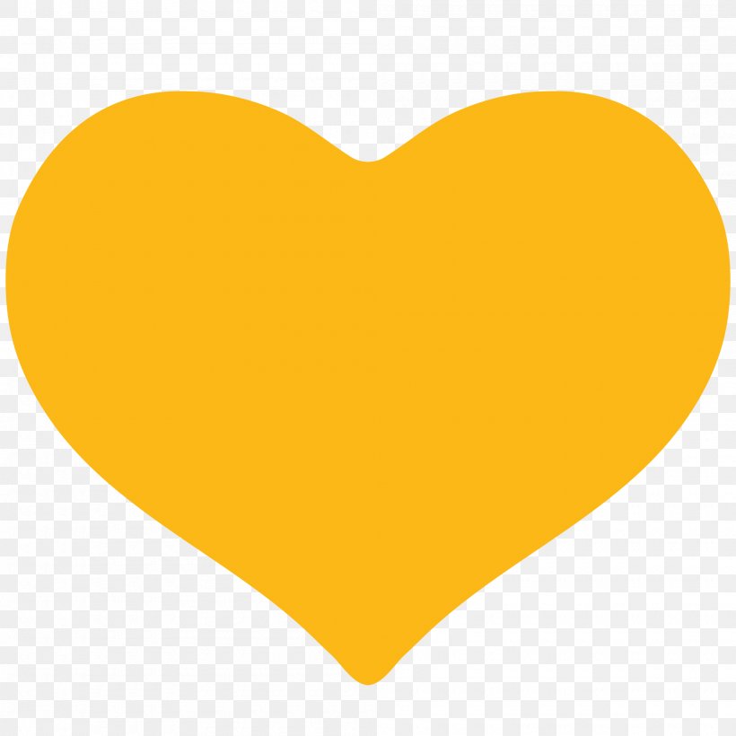 Yellow Heart Font, PNG, Yellow, Heart, Orange 