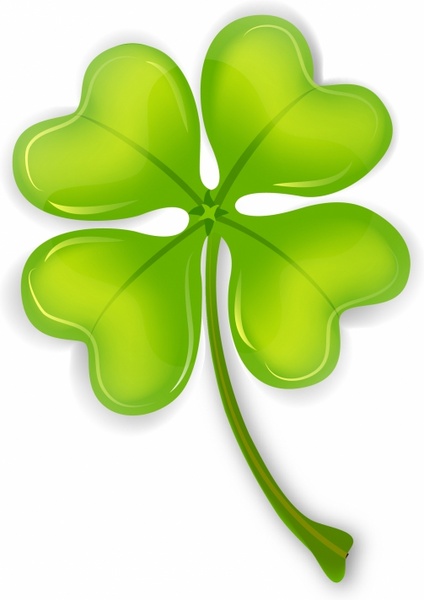 Clip Arts Related To : 64 best Four leaf clover illustrations images on. vi...