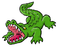 Alligator clip art free