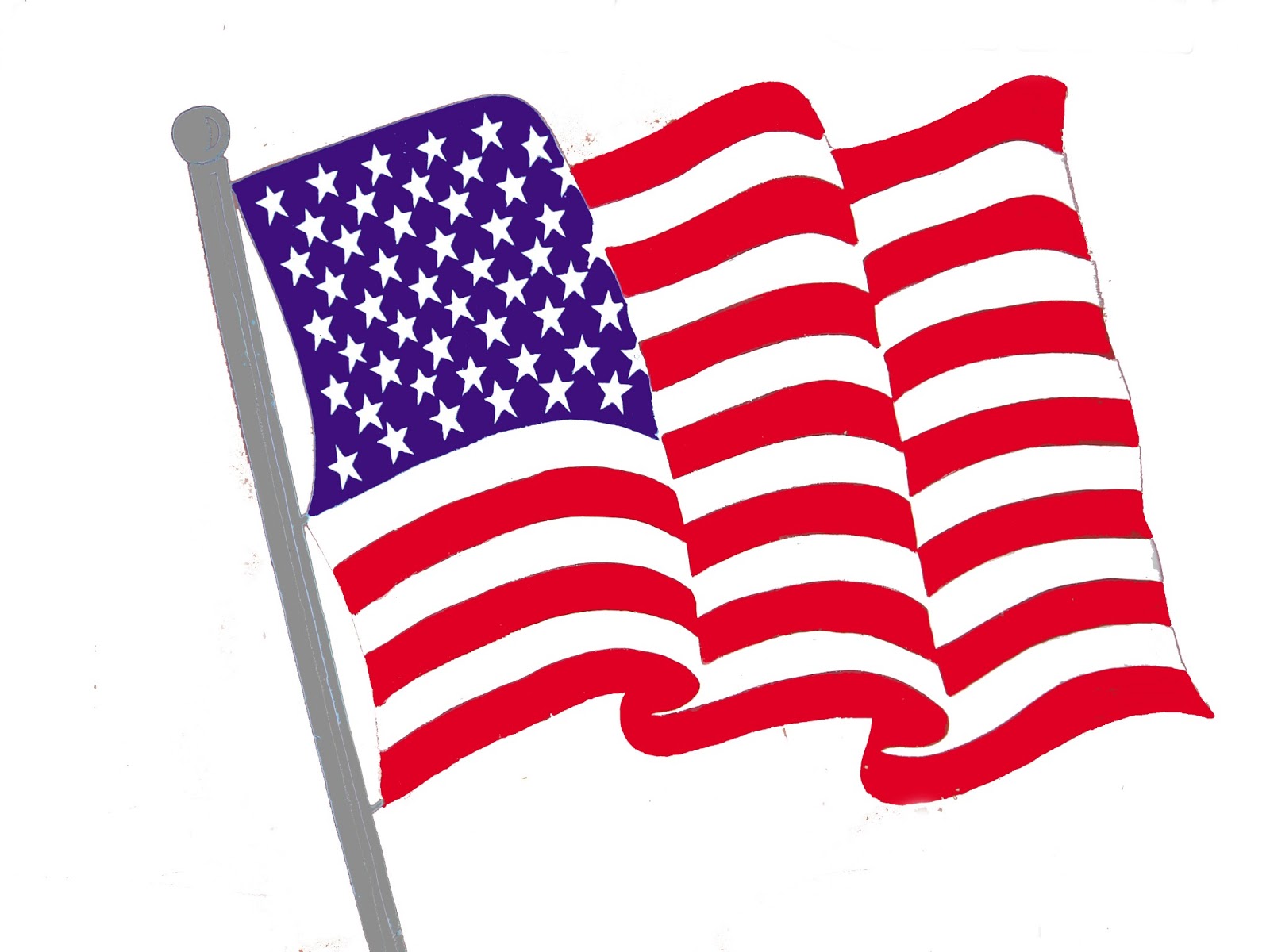 free usa flag clipart