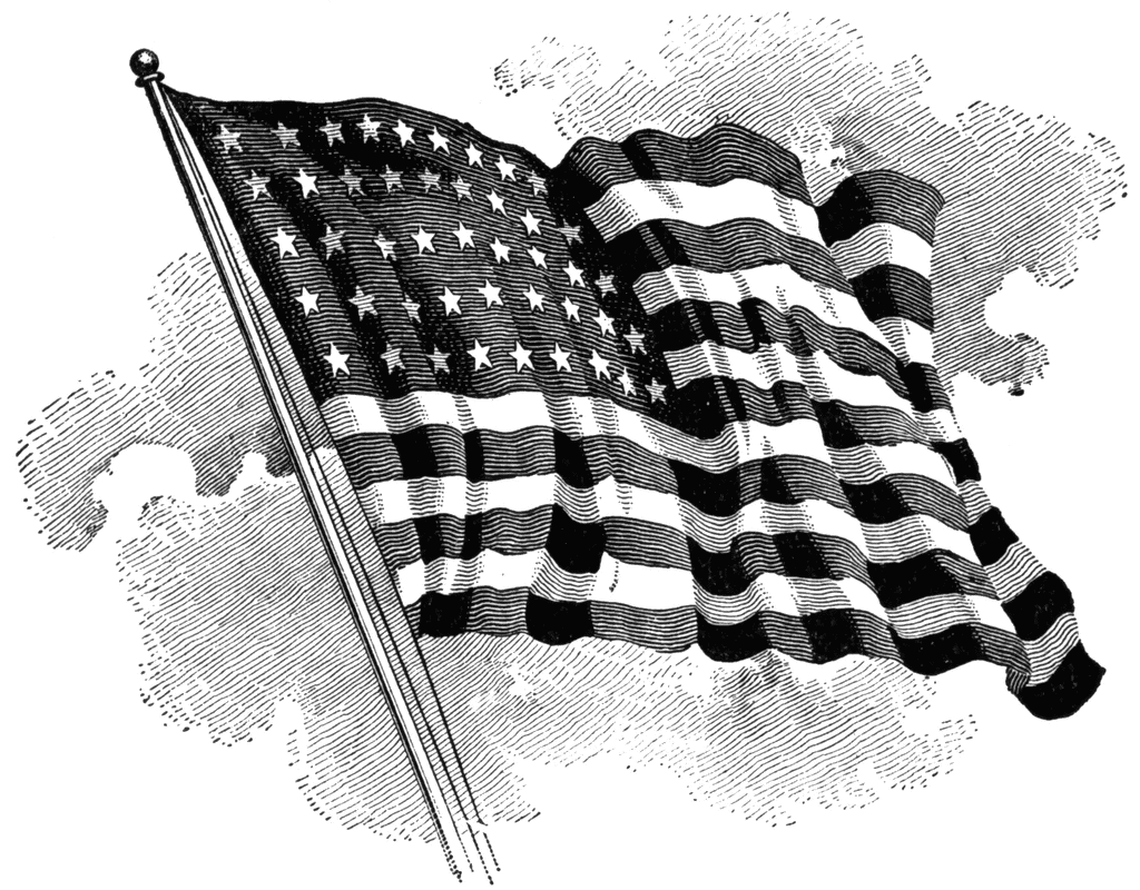 Waving American Flag Drawing Free Download Clip Art Free Clip 