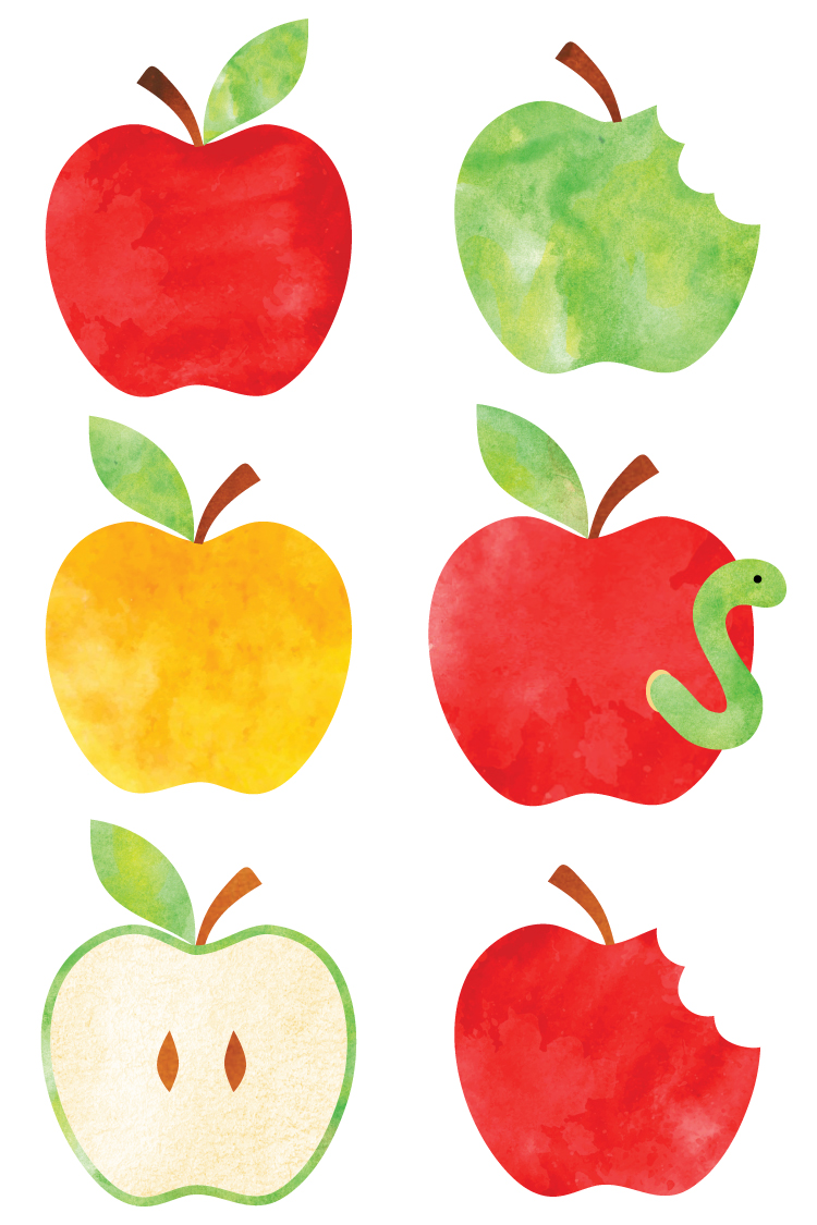 Watercolor Apple Clip Art Freebie Friday Hey, Let#39S Make Stuff_heyletsmakestuff