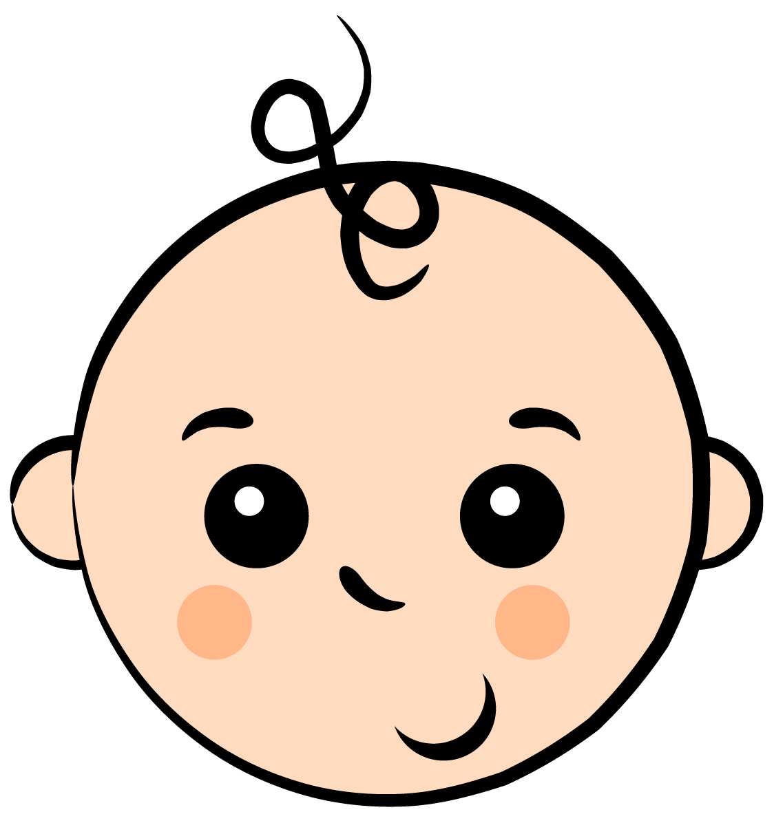 Baby Boy Face Clipart Clipartcow Cliparting