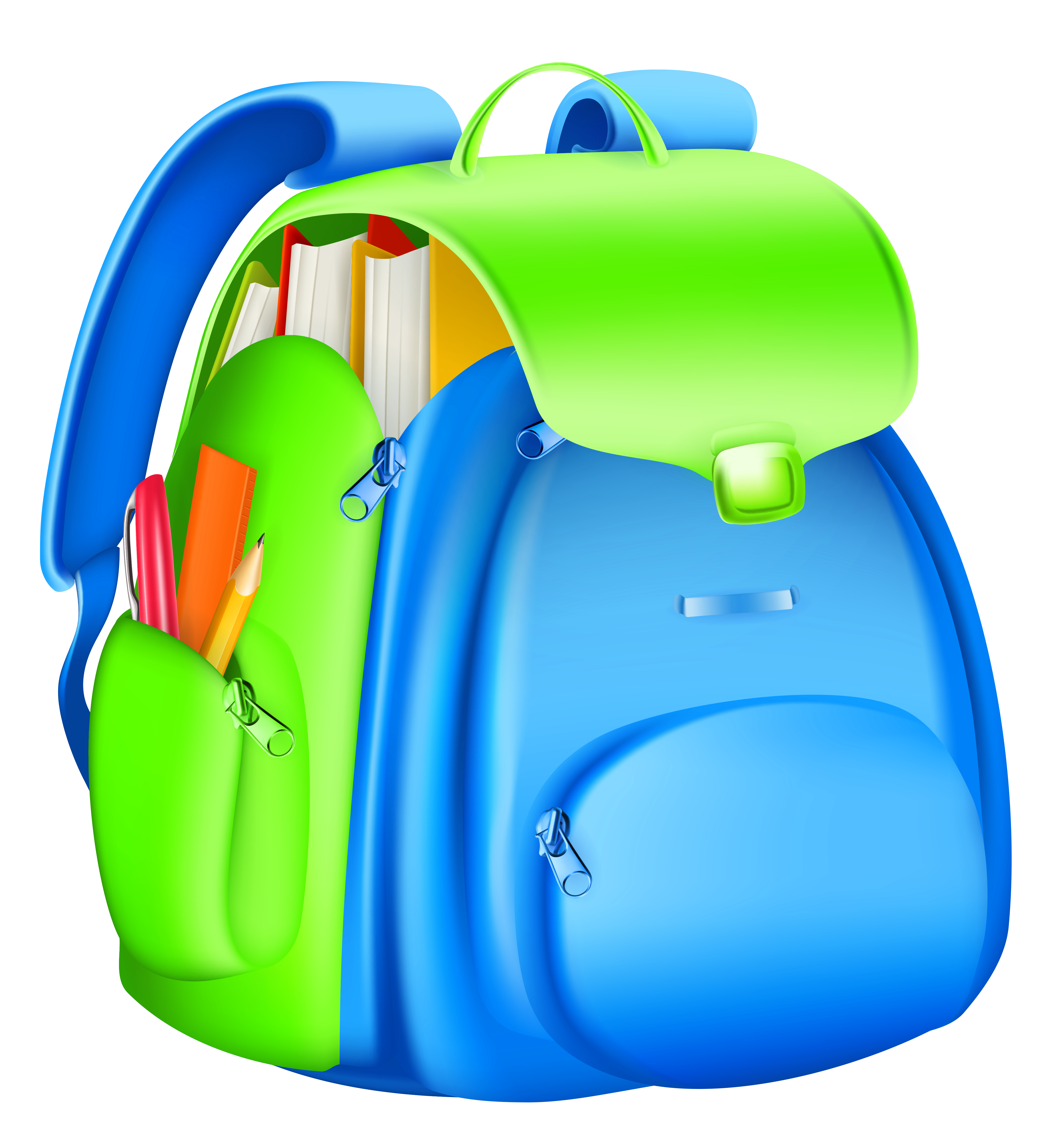 Clip art school backpack clipart 