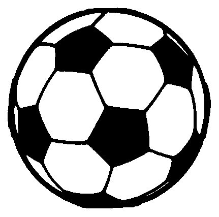 soccer goal clip art black and white