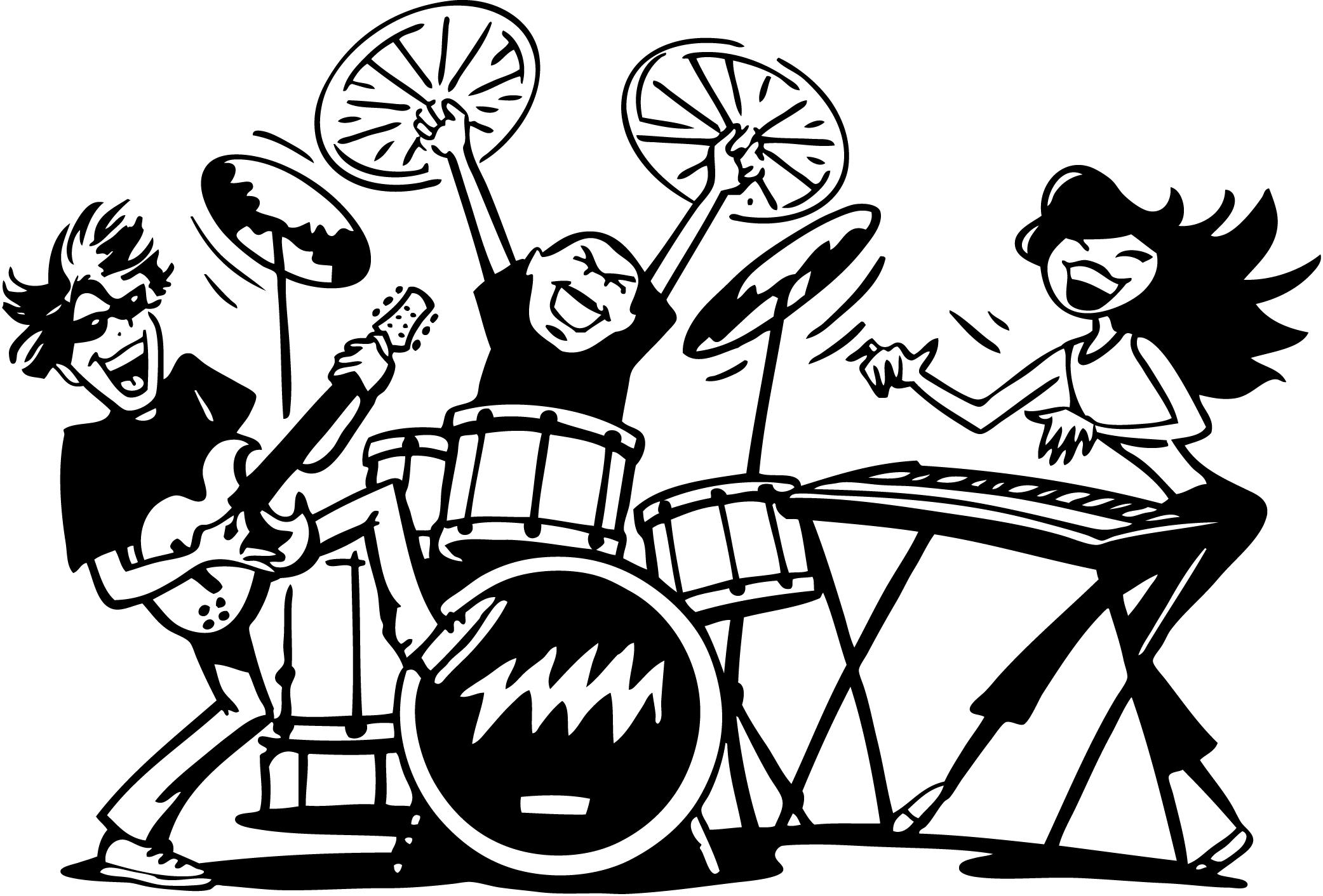 Free Rock Band Clipart (34+)