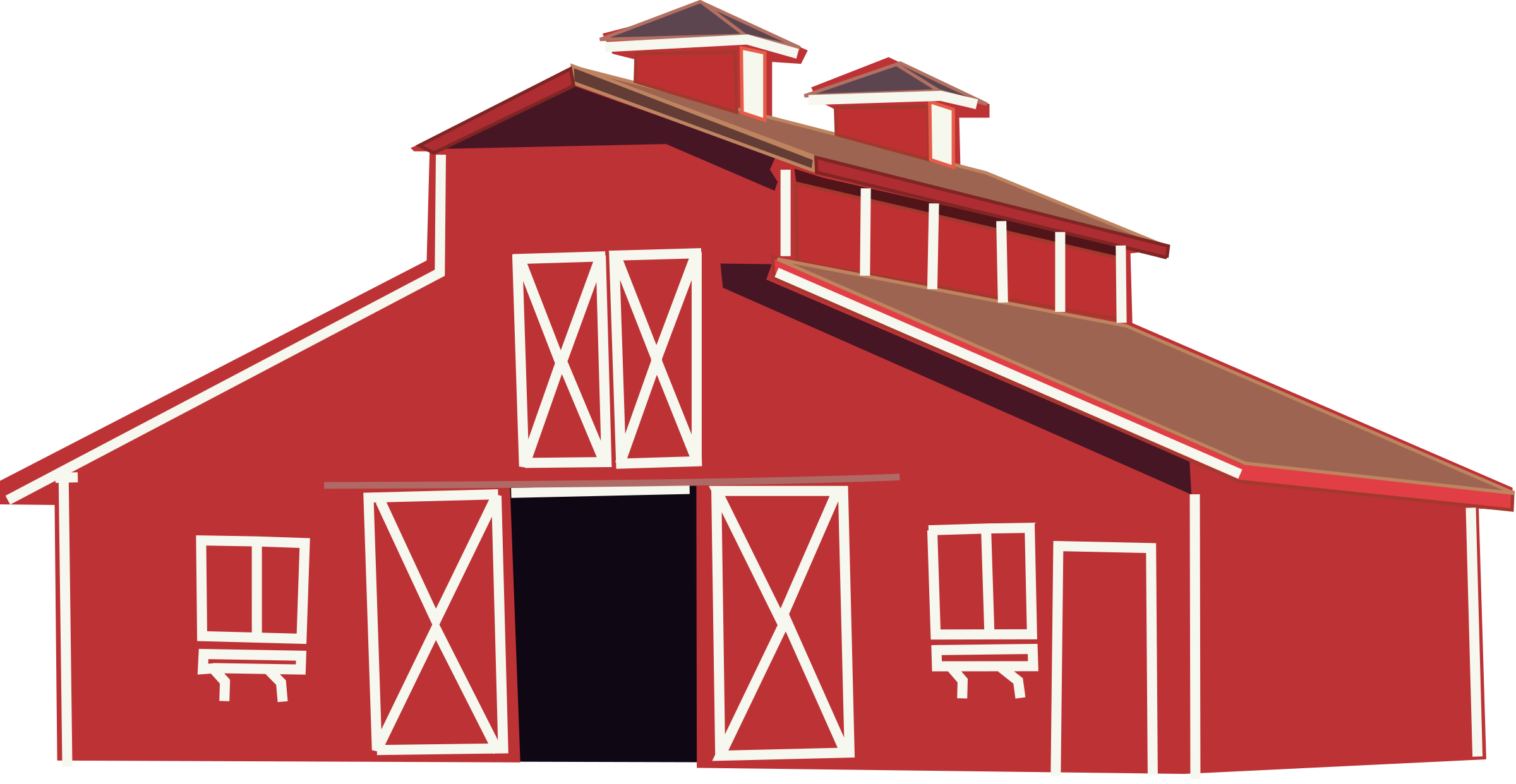 Clipart Red barn 