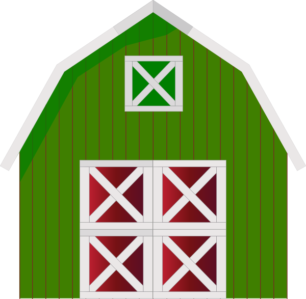 Green Barn Clip Art 