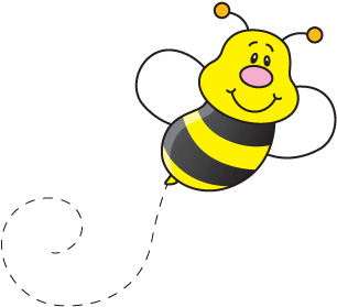 Bumble bee honey bee cartoon bee clip art vector clip flowers 