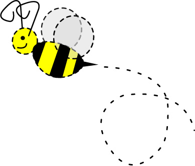 Bee Trail Free Download Clip Art Free Clip Art 