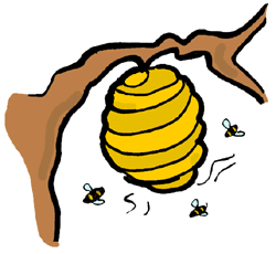 Bee Hive Clipart  Free Clipart Images