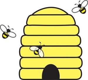 Beehive bee hive clip art images of clipart little bee free 