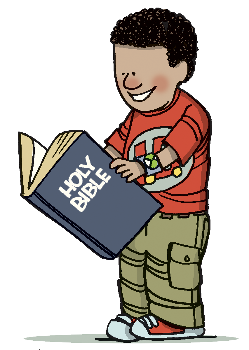 Children Reading The Bible Clipart  Free Clipart 
