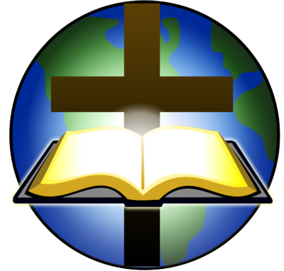 Image Bible and Cross before Globe Cross Image Christart