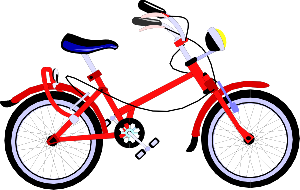 Simple bike clipart