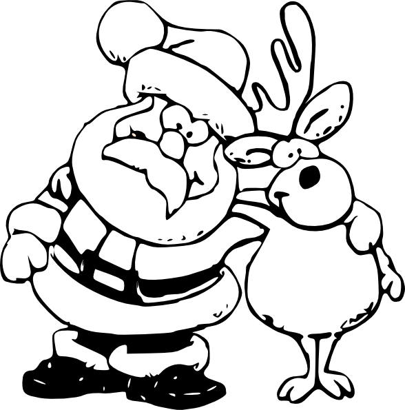 Free Black And White Christmas Cartoon Download Free Clip Art Free Clip Art On Clipart Library