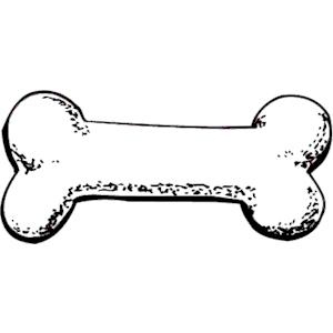 Dog bone chew clip art images free clipart image 3 4 
