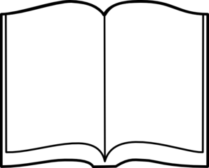 Open Book Clip Art Template  Free Clipart Images