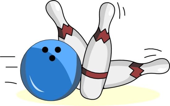 Bowling clip art bowling ball and pins bowling