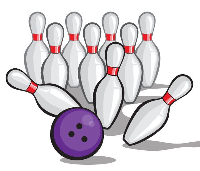 Bowling clipart image clip art 4 bowling pins