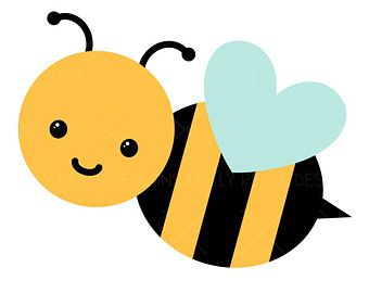Bee clipart cute Pencil and in color bee clipart cute