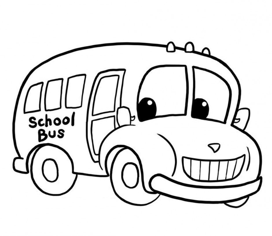 Free School Bus Clip art Black and White