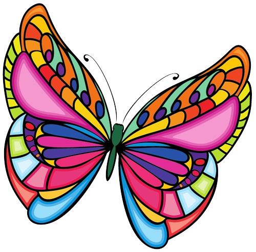 butterfly with patterns clipart - Clip Art Library