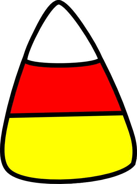 Candy Corn Clip Art Black And White  Free Clipart 