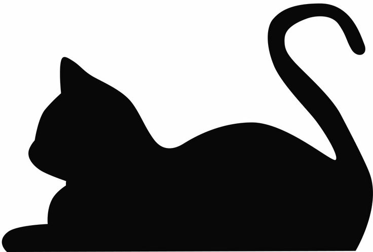 Cat silhouette clip art ClipartBarn