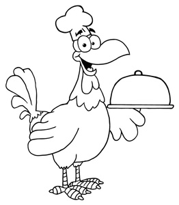 Free Chicken Clipart Black And White, Download Free Chicken Clipart