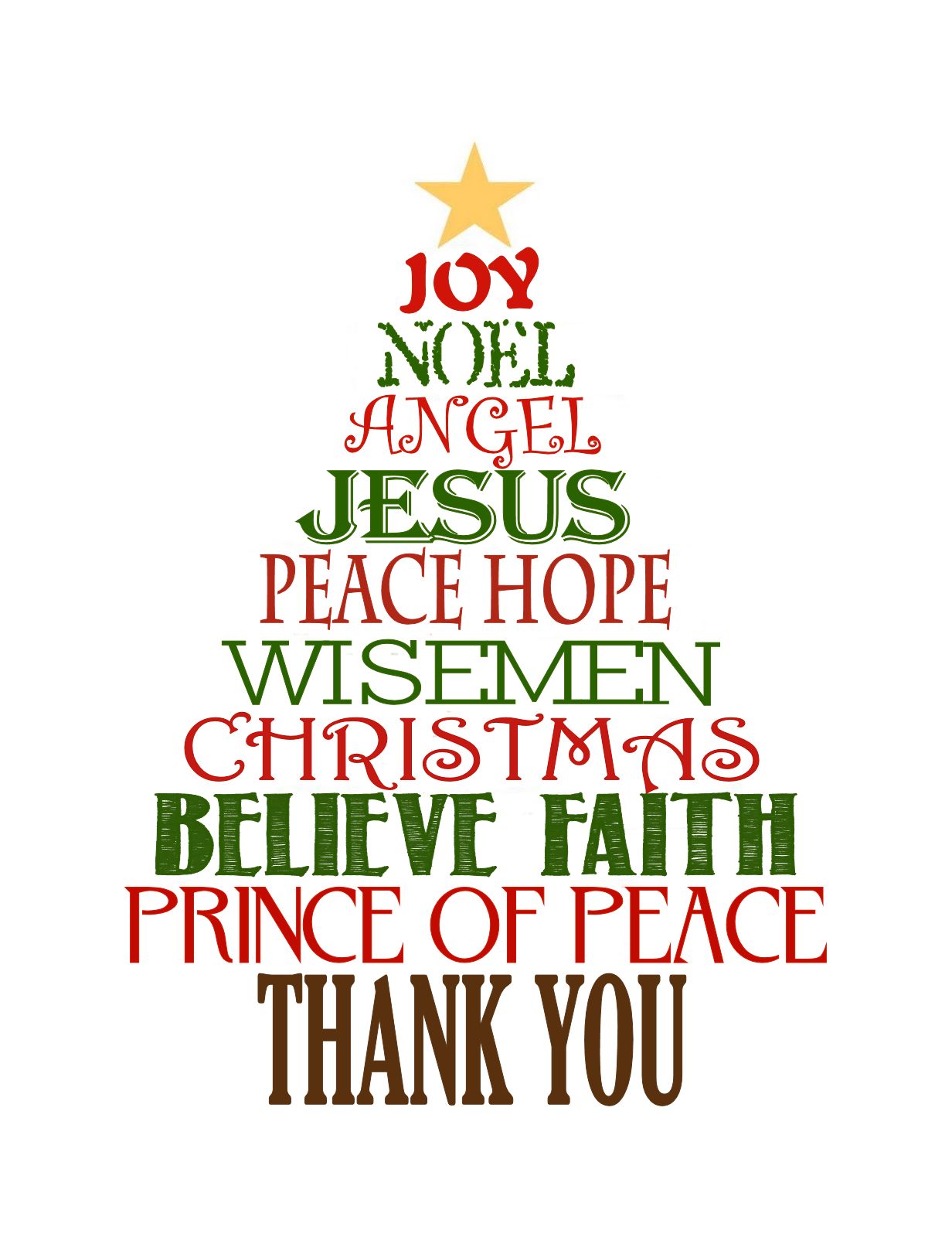 Religious Christmas Thank You Clip Art Library