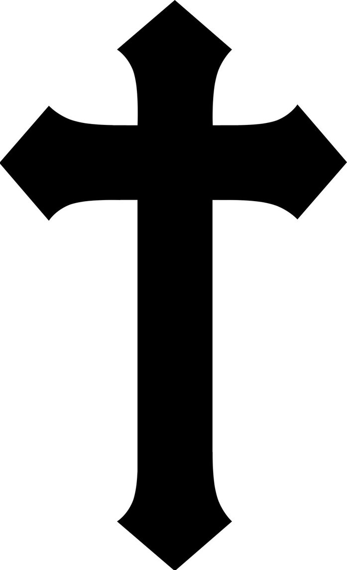 Simple christian cross clipart free clipart images 