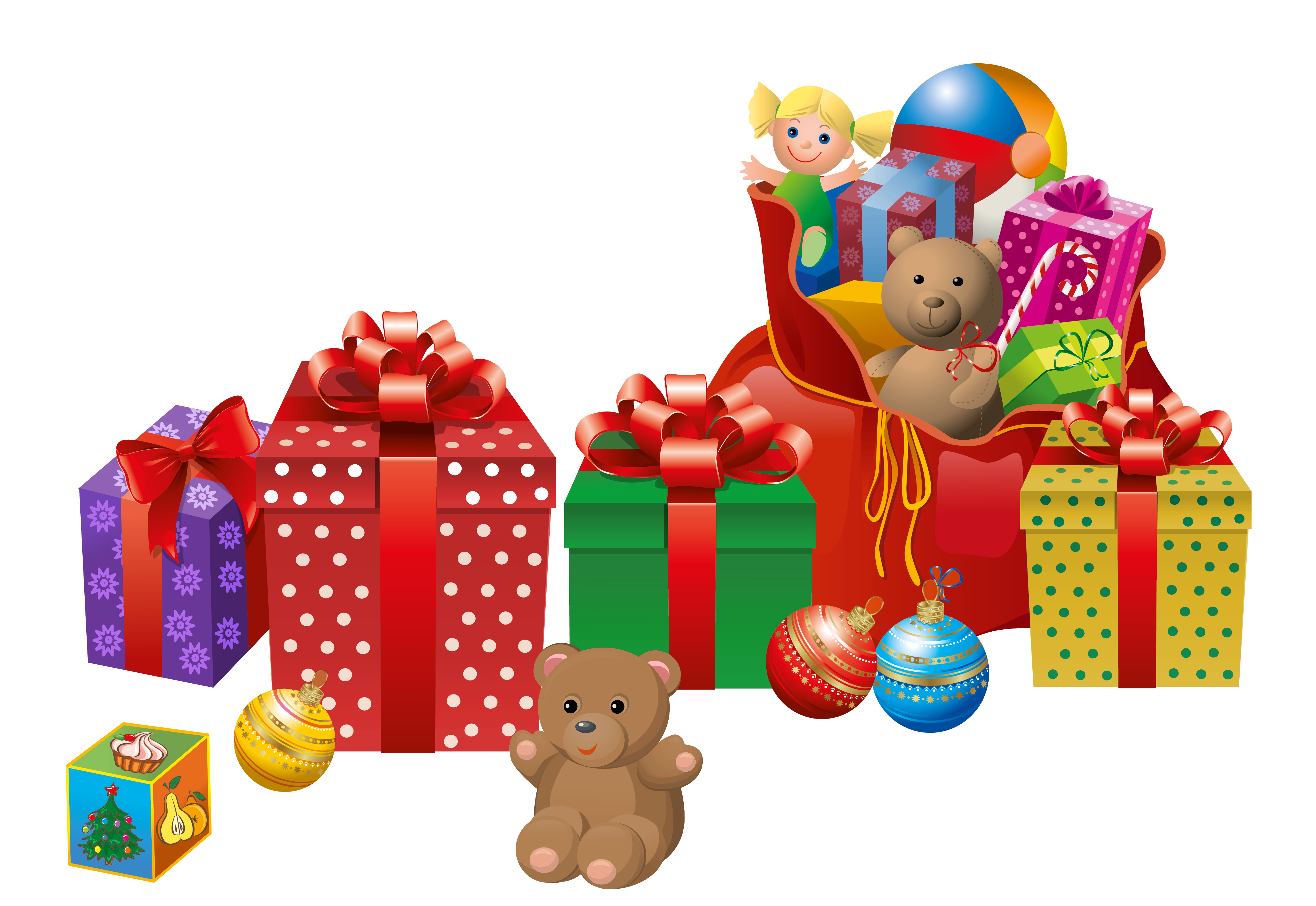 Transparent Christmas Presents Clipart Clip Art Library