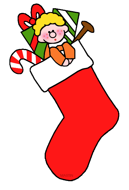 Free Christmas Stocking Clip Art