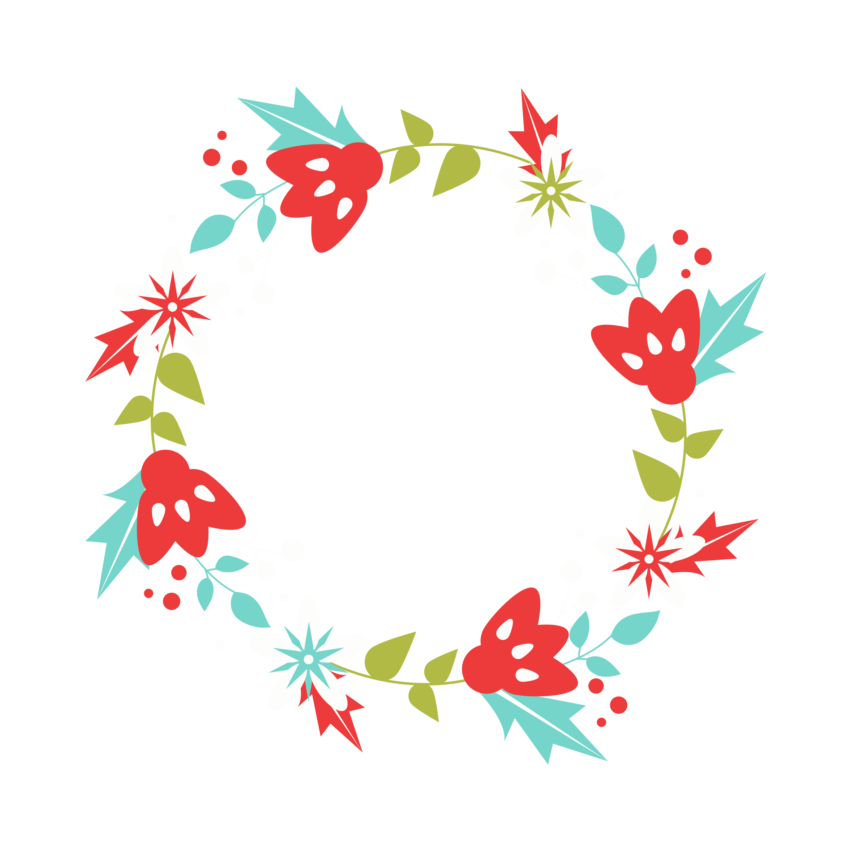 Free Christmas Wreath Clip Art! Free Pretty Things For You