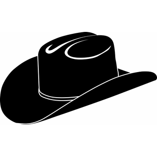 Cowboy hat cowgirl hat clipart