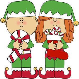 december clipart candy canes