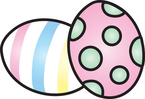 Easter Egg Clipart Image Painted Easter Eggs