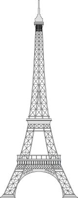 Towers clipart paris tower Pencil and in color towers clipart 