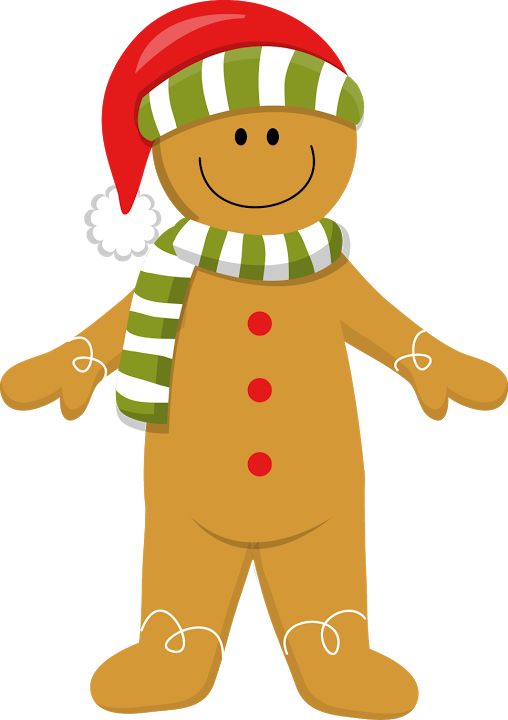 Clip Art Gingerbread Man Christmas Clip Art Library